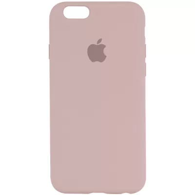 Чохол Silicone Case Full Protective (AA) для Apple iPhone 6/6s (4.7") Рожевий / Chalk Pink