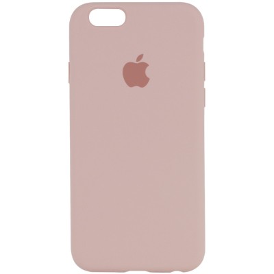 Чохол Silicone Case Full Protective (AA) для Apple iPhone 6/6s (4.7") Рожевий / Pink Sand