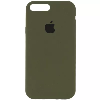 Чохол Silicone Case Full Protective (AA) для Apple iPhone 7 plus / 8 plus (5.5") Зелений / Dark Olive