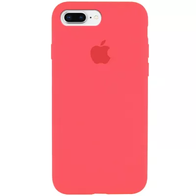 Чохол Silicone Case Full Protective (AA) для Apple iPhone 7 plus / 8 plus (5.5") Кавуновий / Watermelon red