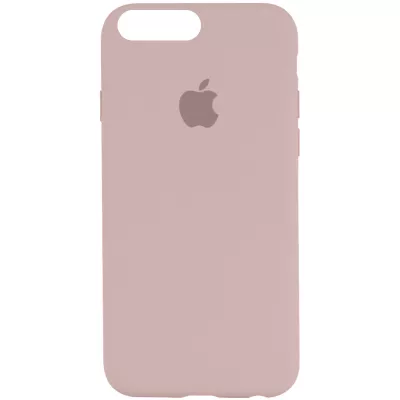 Чохол Silicone Case Full Protective (AA) для Apple iPhone 7 plus / 8 plus (5.5") Рожевий / Chalk Pink