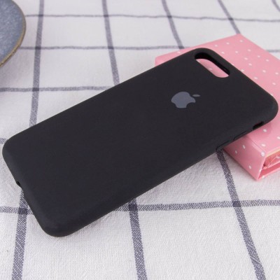 Чохол Silicone Case Full Protective (AA) для Apple iPhone 7 plus / 8 plus (5.5") Чорний / Black