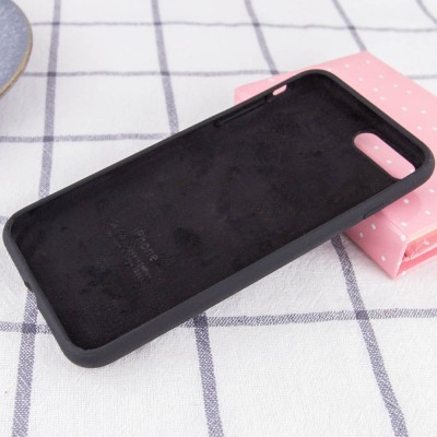 Чохол Silicone Case Full Protective (AA) для Apple iPhone 7 plus / 8 plus (5.5") Чорний / Black