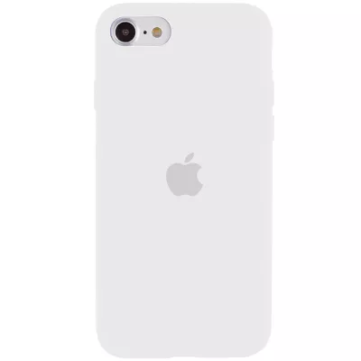 Чохол Silicone Case Full Protective (AA) для Apple iPhone SE (2020) Білий / White
