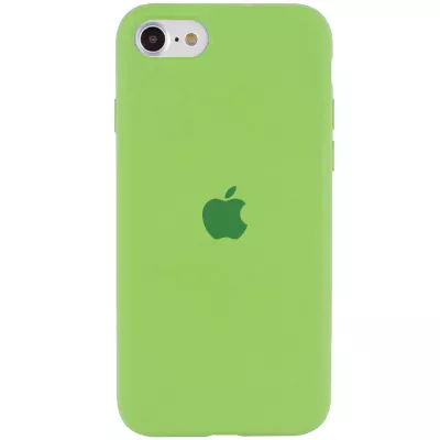 Чохол Silicone Case Full Protective (AA) для Apple iPhone SE (2020) М'ятний / Mint