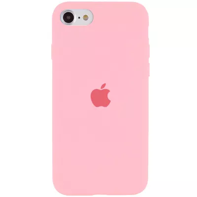 Чохол Silicone Case Full Protective (AA) для Apple iPhone SE (2020) Рожевий / Pink
