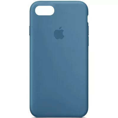 Чохол Silicone Case Full Protective (AA) для Apple iPhone SE (2020) Синій / Blue Jay