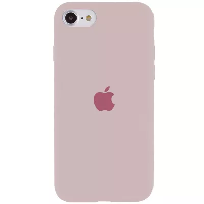 Чохол Silicone Case Full Protective (AA) для Apple iPhone SE (2020) Сірий / Lavender