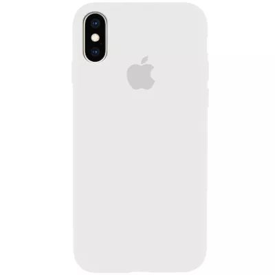 Чохол Silicone Case Full Protective (AA) для Apple iPhone X (5.8") / XS (5.8") Білий / White