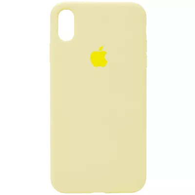 Чохол Silicone Case Full Protective (AA) для Apple iPhone XR (6.1") Жовтий / Mellow Yellow
