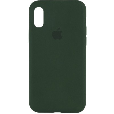 Чохол Silicone Case Full Protective (AA) для Apple iPhone XR (6.1") Зелений / Cyprus Green Чохол Silicone Case Full Protective (AA) для Apple iPhone XR (6.1") Зелений / Cyprus Green