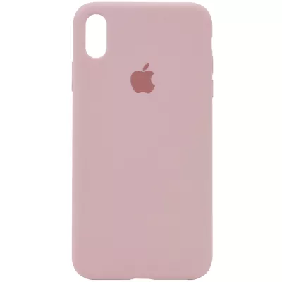 Чохол Silicone Case Full Protective (AA) для Apple iPhone XR (6.1") Рожевий / Pink Sand