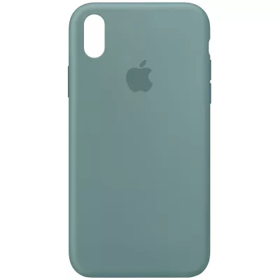 Чохол Silicone Case Full Protective (AA) для Apple iPhone XS Max (6.5") Зелений / Cactus