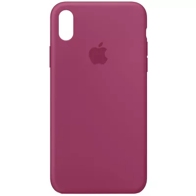 Чохол Silicone Case Full Protective (AA) для Apple iPhone XS Max (6.5") Малиновий / Pomegranate