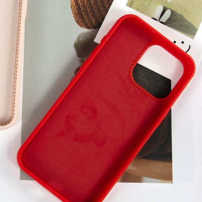 Чохол Silicone Case Full Protective NO LOGO with Ring для Apple iPhone 15 Pro Max (6.7") Red Чохол Silicone Case Full Protective NO LOGO with Ring для Apple iPhone 15 Pro Max (6.7") Red