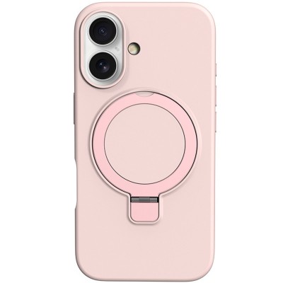 Чохол Silicone Case Full Protective NO LOGO with Ring для Apple iPhone 16 Plus (6.7") Pink Чохол Silicone Case Full Protective NO LOGO with Ring для Apple iPhone 16 Plus (6.7") Pink