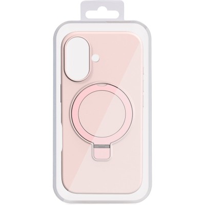 Чохол Silicone Case Full Protective NO LOGO with Ring для Apple iPhone 16 Plus (6.7") Pink Чохол Silicone Case Full Protective NO LOGO with Ring для Apple iPhone 16 Plus (6.7") Pink
