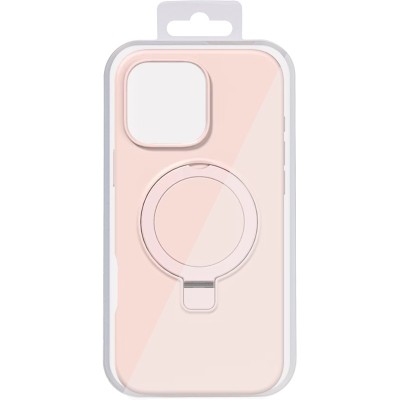 Чохол Silicone Case Full Protective NO LOGO with Ring для Apple iPhone 16 Pro (6.3") Pink Чохол Silicone Case Full Protective NO LOGO with Ring для Apple iPhone 16 Pro (6.3") Pink