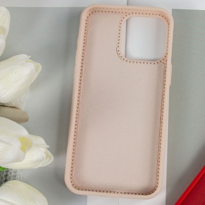 Чохол Silicone Case Full Protective NO LOGO with Ring для Apple iPhone 16 Pro (6.3") Pink Чохол Silicone Case Full Protective NO LOGO with Ring для Apple iPhone 16 Pro (6.3") Pink