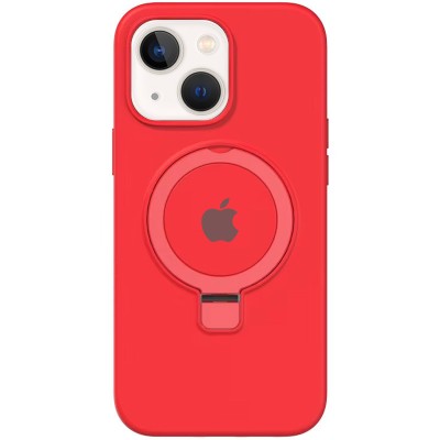 Чохол Silicone Case Full Protective with Ring для Apple iPhone 13 / 14 (6.1") Red Чохол Silicone Case Full Protective with Ring для Apple iPhone 13 / 14 (6.1") Red