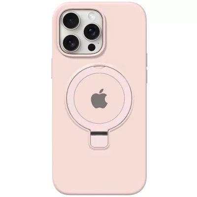 Чохол Silicone Case Full Protective with Ring для Apple iPhone 14 Pro Max (6.7") Pink