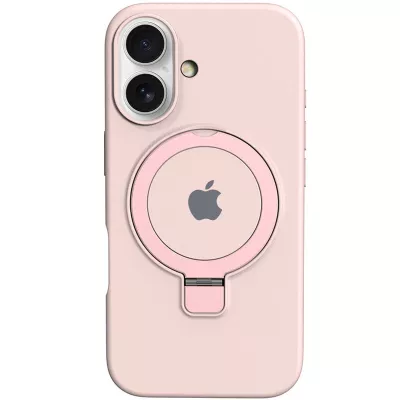 Чохол Silicone Case Full Protective with Ring для Apple iPhone 16 Plus (6.7") Pink
