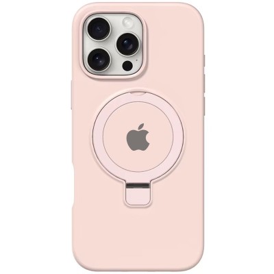 Чохол Silicone Case Full Protective with Ring для Apple iPhone 16 Pro Max (6.9") Pink Чохол Silicone Case Full Protective with Ring для Apple iPhone 16 Pro Max (6.9") Pink