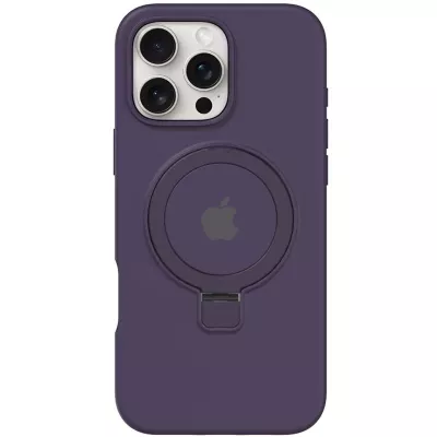 Чохол Silicone Case Full Protective with Ring для Apple iPhone 16 Pro Max (6.9") Purple