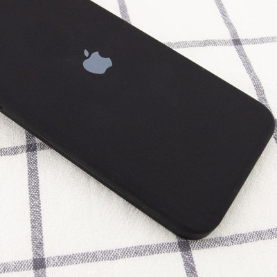 Чохол Silicone Case Square Full Camera Protective (AA) для Apple iPhone 11 Pro (5.8") Чорний / Black