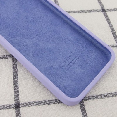 Чохол Silicone Case Square Full Camera Protective (AA) для Apple iPhone 7 plus / 8 plus (5.5") Бузковий / Dasheen