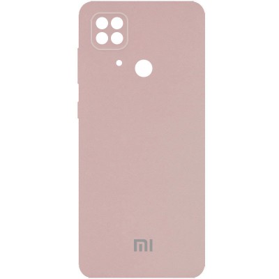 Чохол Silicone Cover Full Camera (AA) для Xiaomi Redmi 10C Рожевий / Pink Sand