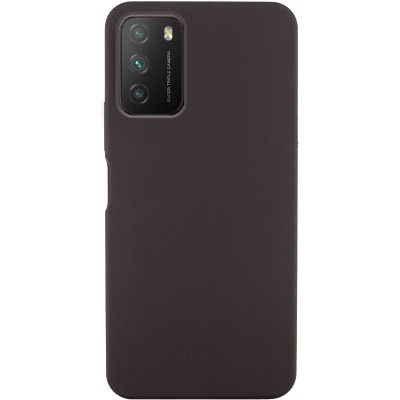 Чохол Silicone Cover Lakshmi (AA) для Xiaomi Poco M3 Шоколадный / Chocolate