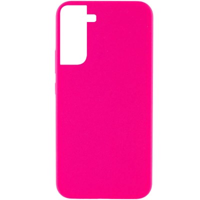 Чохол Silicone Cover Lakshmi (AAA) для Samsung Galaxy S21 FE Рожевий / Barbie pink