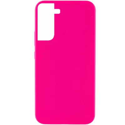 Чохол Silicone Cover Lakshmi (AAA) для Samsung Galaxy S21 FE Рожевий / Barbie pink