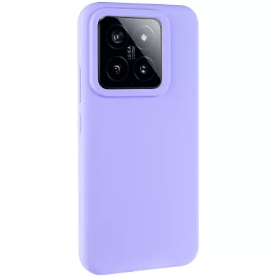 Чохол Silicone Cover Lakshmi (AAA) для Xiaomi 14 Бузковий / Dasheen