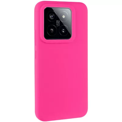 Чохол Silicone Cover Lakshmi (AAA) для Xiaomi 14 Рожевий / Barbie pink