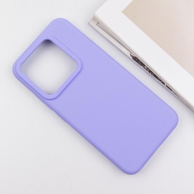 Чохол Silicone Cover Lakshmi (AAA) для Xiaomi Poco X6 / Note 13 Pro 5G Бузковий / Dasheen