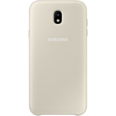 Чехол-накладка Samsung J3 2017 Dual Layer Cover Gold (EF-PJ330CFEGRU)