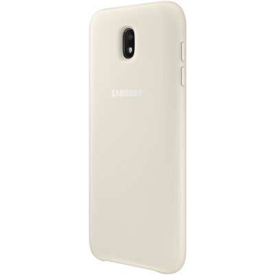 Чехол-накладка Samsung J3 2017 Dual Layer Cover Gold (EF-PJ330CFEGRU)