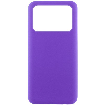 Чохол Silicone Cover Lakshmi (AAA) для Xiaomi Poco X6 Pro Фіолетовий / Amethyst
