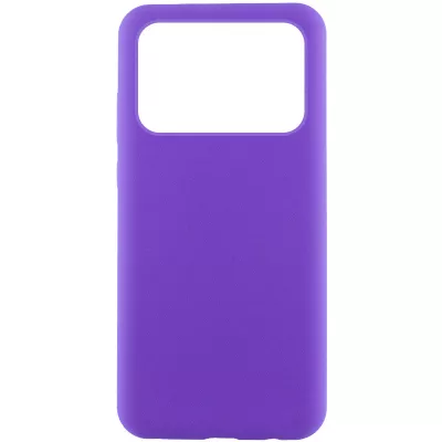 Чохол Silicone Cover Lakshmi (AAA) для Xiaomi Poco X6 Pro Фіолетовий / Amethyst