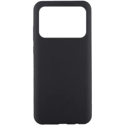 Чохол Silicone Cover Lakshmi (AAA) для Xiaomi Poco X6 Pro Чорний / Black