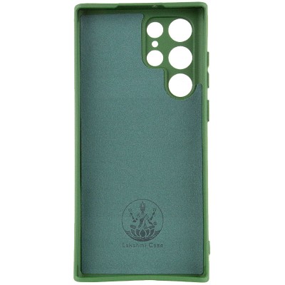 Чохол Silicone Cover Lakshmi Full Camera (A) для Samsung Galaxy S24 Ultra Зелений / Dark green