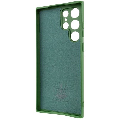 Чохол Silicone Cover Lakshmi Full Camera (A) для Samsung Galaxy S24 Ultra Зелений / Dark green