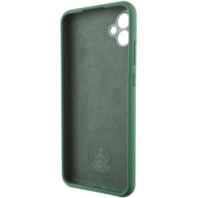 Чохол Silicone Cover Lakshmi Full Camera (AA) with logo для Samsung Galaxy A05 Зелений / Dark green Чохол Silicone Cover Lakshmi Full Camera (AA) with logo для Samsung Galaxy A05 Зелений / Dark green