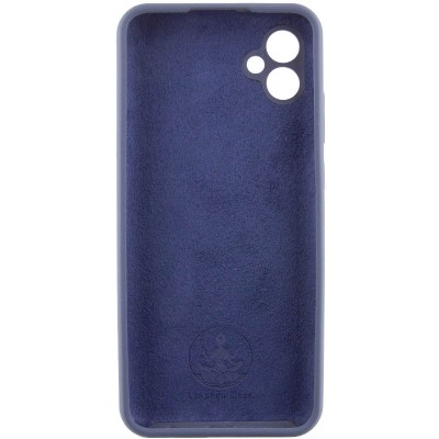 Чохол Silicone Cover Lakshmi Full Camera (AA) with logo для Samsung Galaxy A05 Синій / Midnight blue