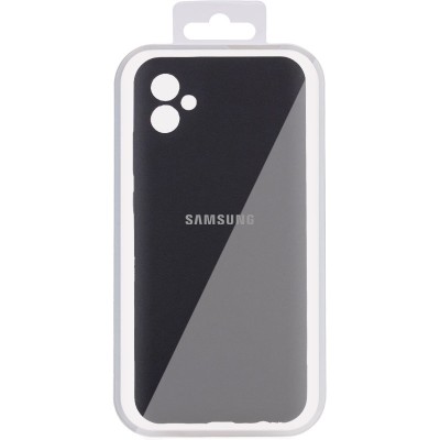 Чохол Silicone Cover Lakshmi Full Camera (AA) with logo для Samsung Galaxy A05 Чорний / Black