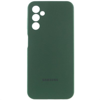 Чохол Silicone Cover Lakshmi Full Camera (AA) with logo для Samsung Galaxy A25 5G Зелений / Dark green