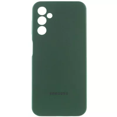Чохол Silicone Cover Lakshmi Full Camera (AA) with logo для Samsung Galaxy A26 5G Зелений / Dark green