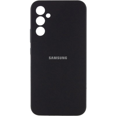 Чохол Silicone Cover Lakshmi Full Camera (AA) with logo для Samsung Galaxy A55 Чорний / Black